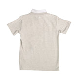 Ein Ghein Kids Boy's Light Grey Polo Shirt Tik Tik