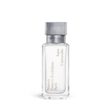 Clear rectangular glass bottle of Maison Francis Kurkdjian Aqua Universalis EDT with a grey textured square cap.