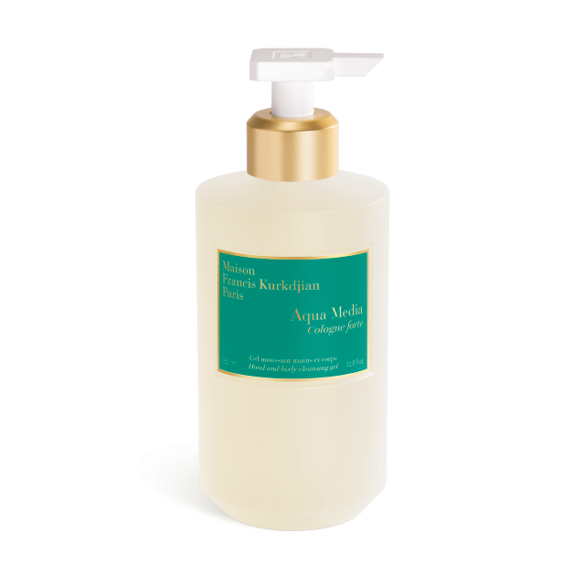Maison Francis Kurkdjian Aqua Media Cologne forte - Hand & Body cleansing gel 350ML | Bathline | Beauty Fragrances Bathline | Beauty Niche Fragrances | Beauty Niche fragrances Bathline | departure-to-desk Maison Francis Kurkdjian Aqua Media Cologne forte - Hand & Body cleansing gel 350ML | Bathline | Beauty Fragrances Bathline | Beauty Niche Fragrances | Beauty Niche fragrances Bathline | departure-to-desk
