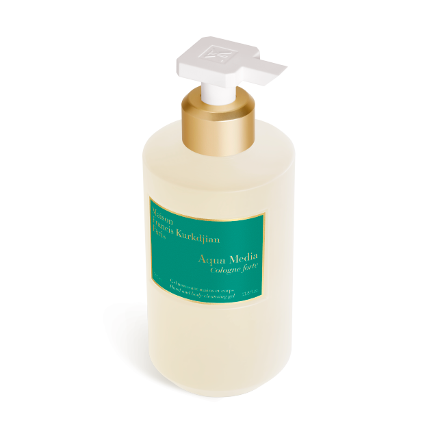 Maison Francis Kurkdjian Aqua Media Cologne forte - Hand & Body cleansing gel 350ML | Bathline | Beauty Fragrances Bathline | Beauty Niche Fragrances | Beauty Niche fragrances Bathline | departure-to-desk Maison Francis Kurkdjian Aqua Media Cologne forte - Hand & Body cleansing gel 350ML | Bathline | Beauty Fragrances Bathline | Beauty Niche Fragrances | Beauty Niche fragrances Bathline | departure-to-desk