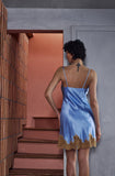 Marjolaine Women's Benedicte Lace-Appliqué Short Silk Slip Nightdress