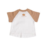 Ein Ghein Kids Baby Boy's White & Light Brown T-Shirt with Cookie Jar