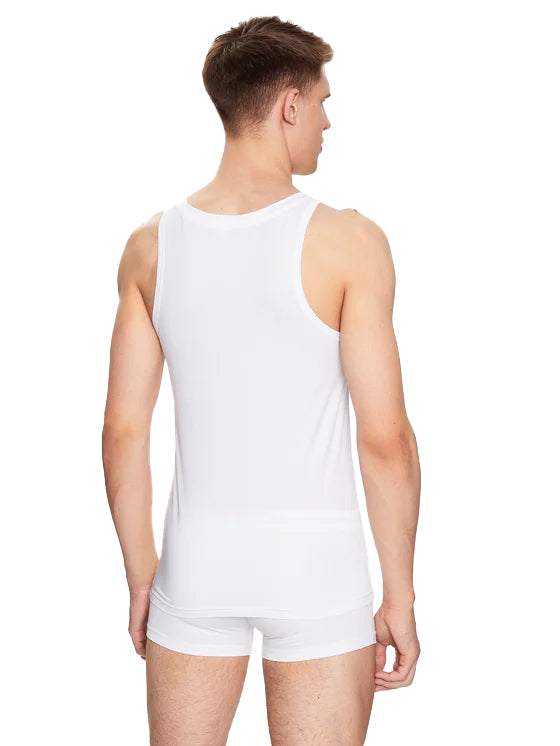 Hom Men's Basic White Tanktop | All Clothing | Basics | Basics T-Shirts | GCC | Men | Mens | Mens Fashion Hom Men's Basic White Tanktop | All Clothing | Basics | Basics T-Shirts | GCC | Men | Mens | Mens Fashion