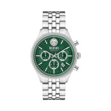 Versus Versace Colonne Men's Green Dial Silver Watch