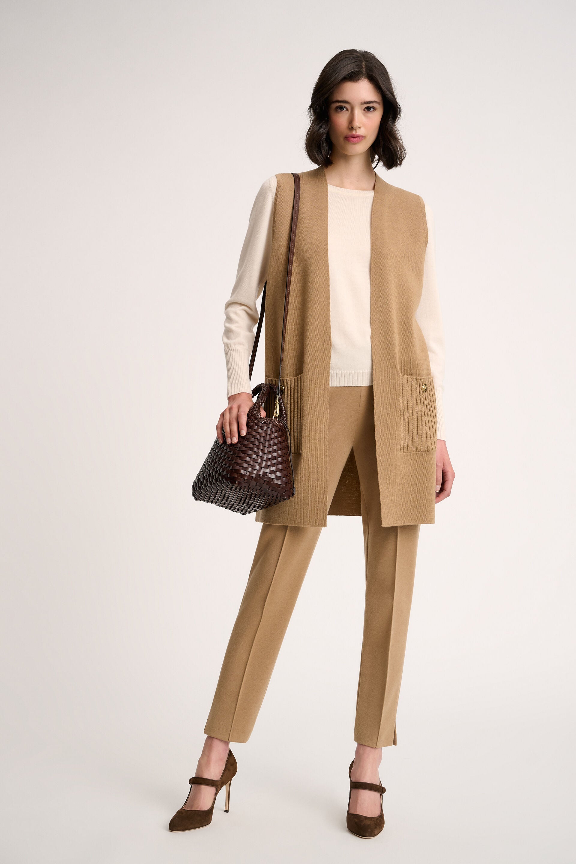 Luisa Spagnoli Menna Ladies Knit Vest | Cardigan | GCC | Women | Women All Clothing | Women Knitwear & sweater | Womens | Womens Fashion Luisa Spagnoli Menna Ladies Knit Vest | Cardigan | GCC | Women | Women All Clothing | Women Knitwear & sweater | Womens | Womens Fashion