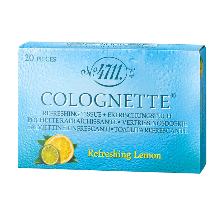 4711 Colognette Wipes Pack Of 20 Tissues Citrus Refreshing Lemon | Beauty | Beauty Fragrances | Beauty Men fragrances | Beauty Women fragrances | Men | Mens | Refreshing Tissue | Spring Festival | Women | Womens