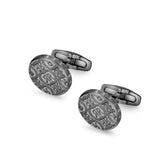 Cerruti Gents Stainless Steel IP Gun Cufflinks
