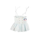 Ein Ghein Kids Baby Girl's Onesie Baby Blue Dress