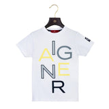 Aigner Kids Boy's White T-Shirt