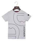 Aigner Kids Boy's Abstract Multi-Logo T-Shirt