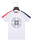 Aigner Kids Boy's Multi-Logo Ribbon T-Shirt