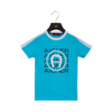 Aigner Kids Boy's Blue T-Shirt