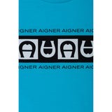 Aigner Kids Boy's Blue T-Shirt