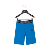 Aigner Kids Boy's Blue & Black Set of T-Shirt & Bermuda