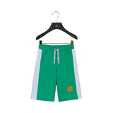 Aigner Kids Boy's  White & Green Set of T-Shirt & Bermuda