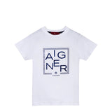 Aigner Kids Boy's White T-Shirt