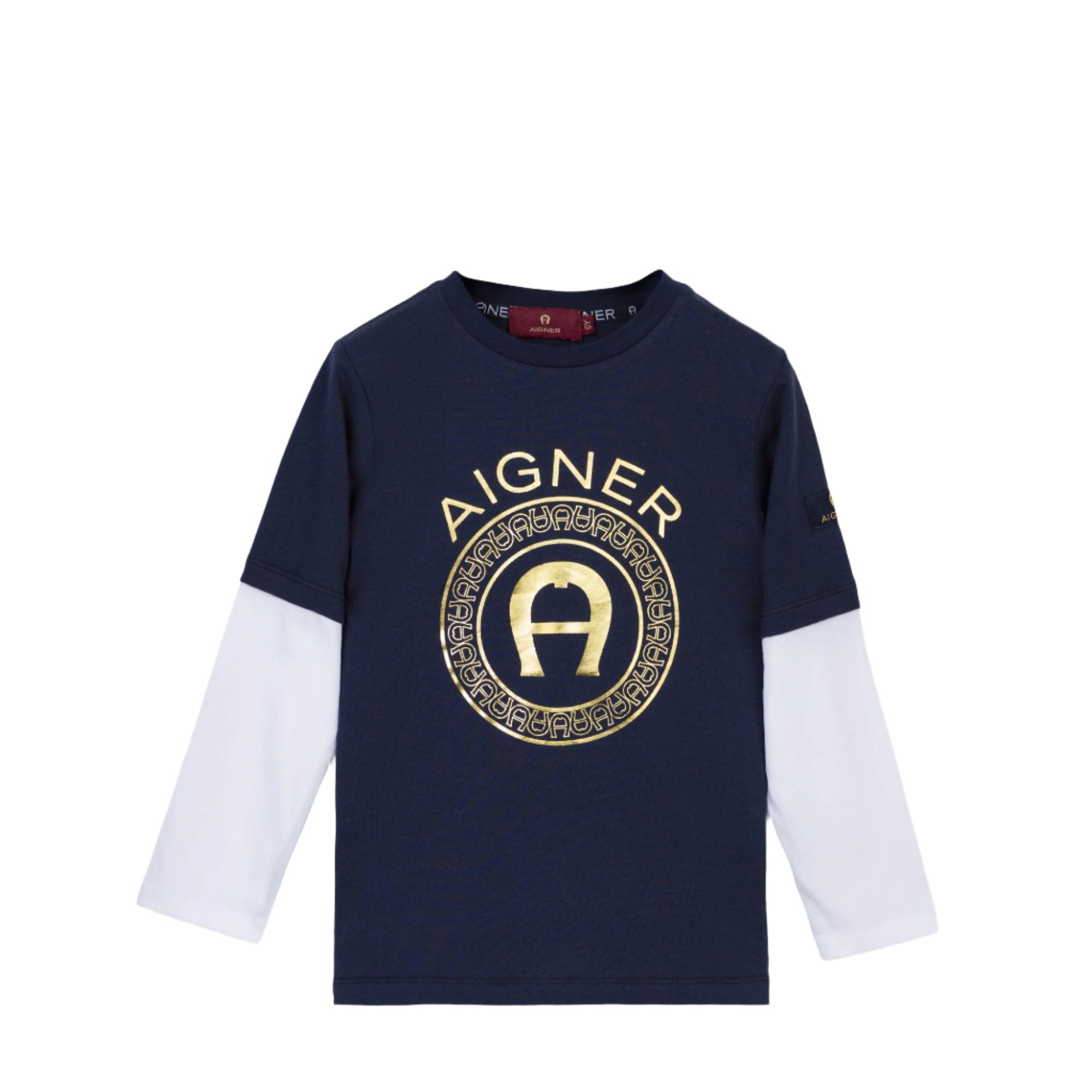 Aigner Kids Boy's Navy Long Sleeve T-shirt | FYFL | GCC | Kids and Teens | Kids and Teens Boy Tops | Kids and Teens Tops | Kids Boys (3 YRS -16 YRS) | Kids Clothing | Kids Fashion | Kids Teen Collection | Spring Festival | Winter 2024 Aigner Kids Boy's Navy Long Sleeve T-shirt | FYFL | GCC | Kids and Teens | Kids and Teens Boy Tops | Kids and Teens Tops | Kids Boys (3 YRS -16 YRS) | Kids Clothing | Kids Fashion | Kids Teen Collection | Spring Festival | Winter 2024