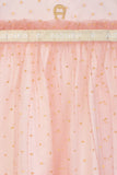 Aigner Kids Baby Girl's Pink Tulle Dress with Gold Polka Dots