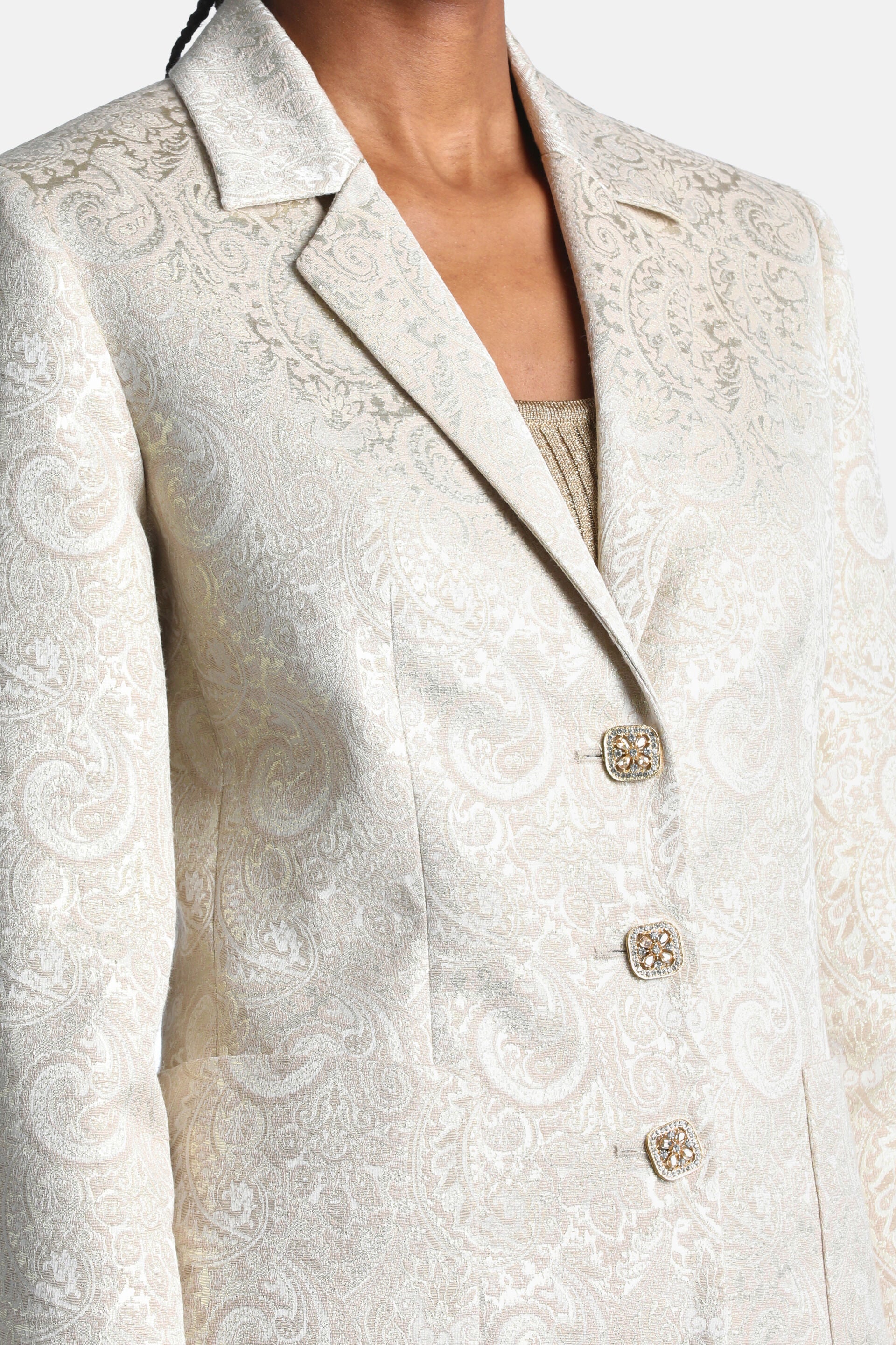 Luisa Spagnoli Suggestivo Women's Platinum Blazer