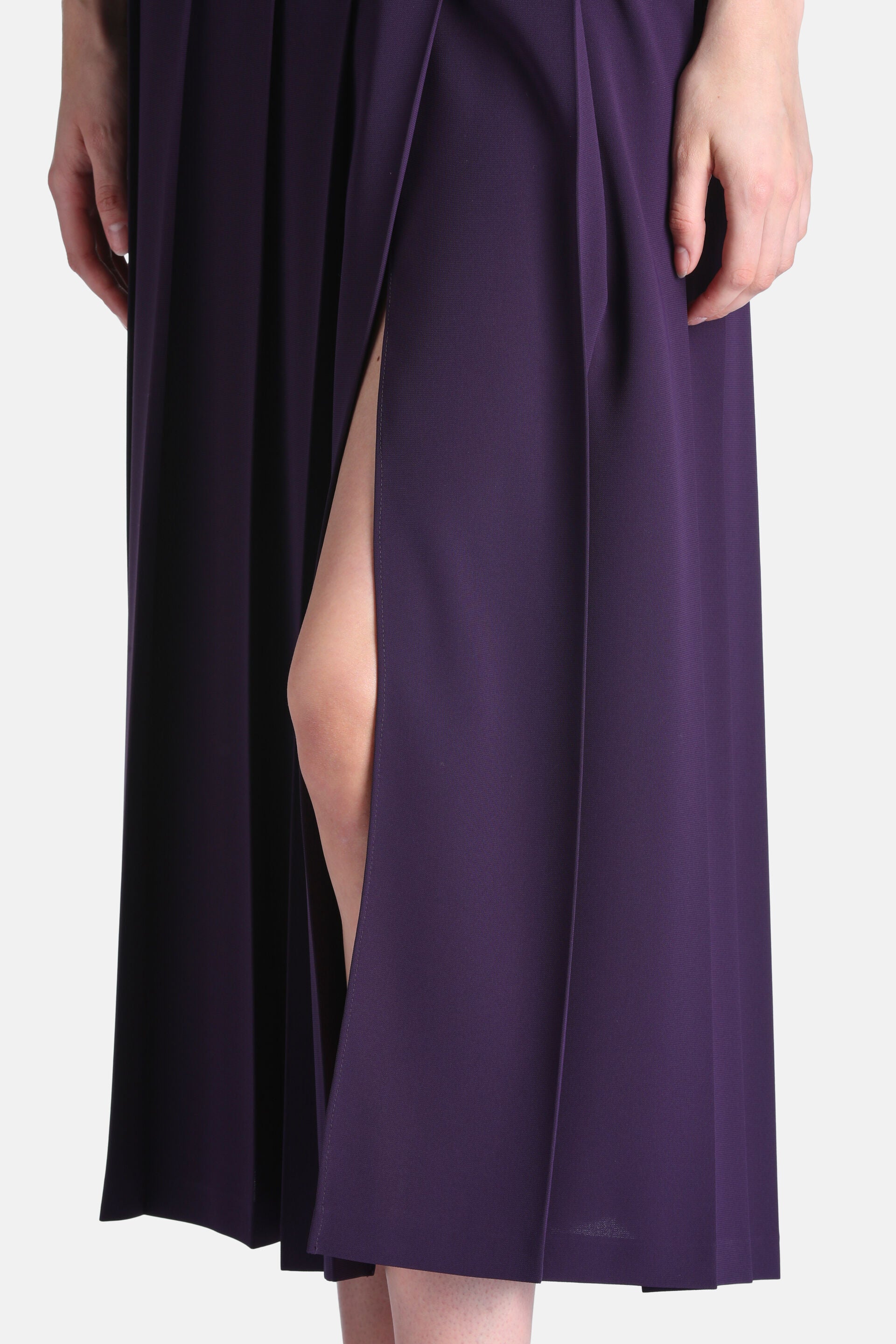 Luisa Spagnoli Festone Women's Pleated Midi Skirt