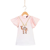 Aigner Kids Baby Girl's Pink & White Dress