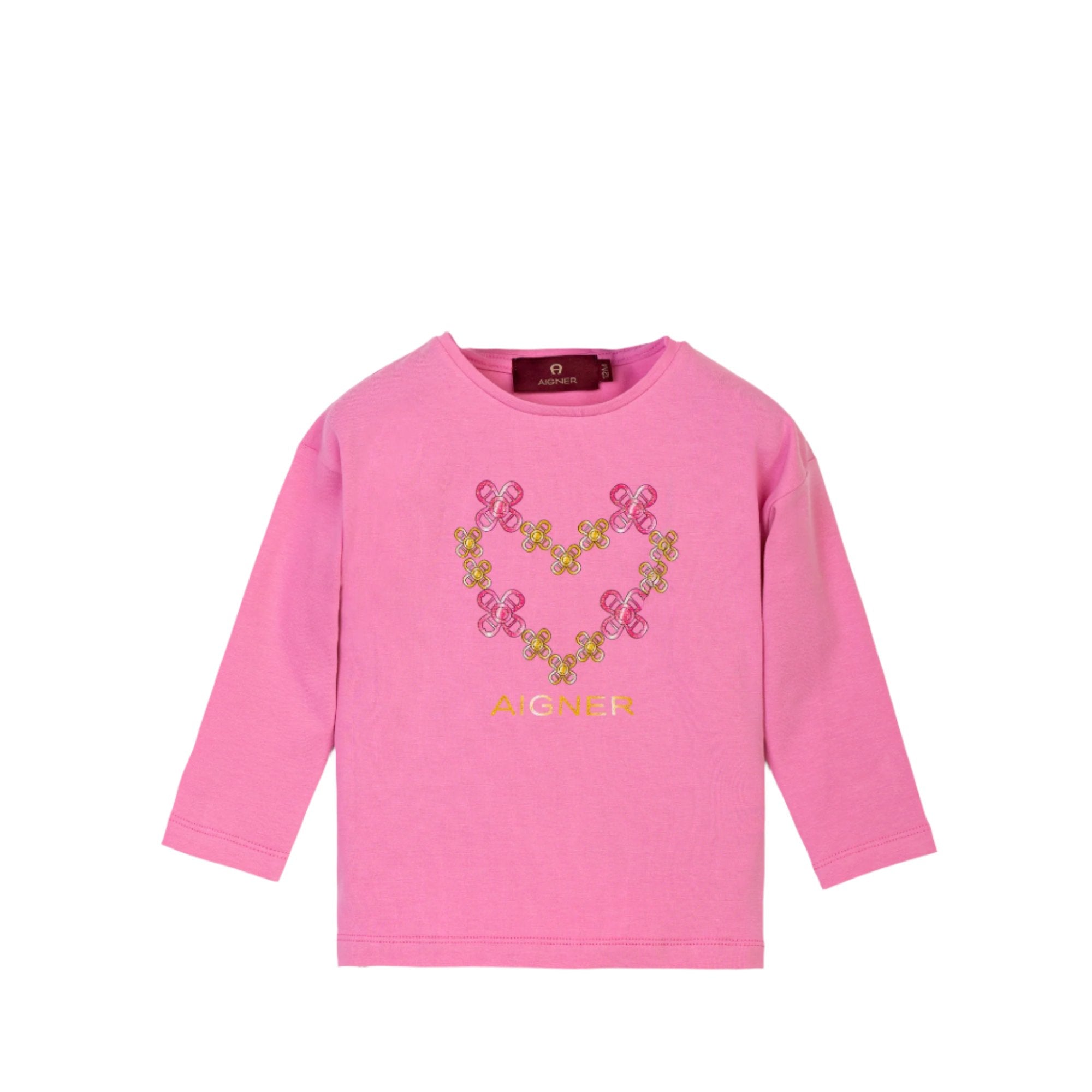 Aigner Kids Baby Girl's Long Sleeve T-shirt | Baby | Baby Collection | Baby Girl | Baby Girl (9M - 36M) | Baby Girl Tops | Baby Tops | FYFL | GCC | Tops | Winter 2024 Aigner Kids Baby Girl's Long Sleeve T-shirt | Baby | Baby Collection | Baby Girl | Baby Girl (9M - 36M) | Baby Girl Tops | Baby Tops | FYFL | GCC | Tops | Winter 2024