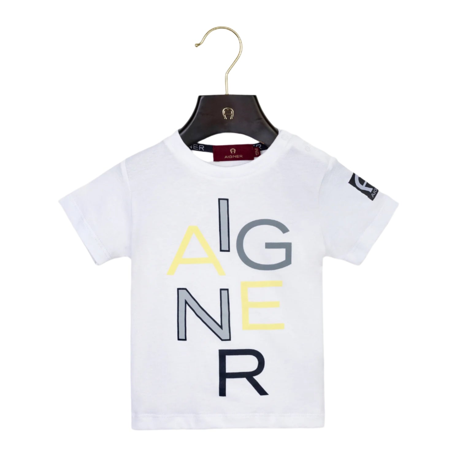 Aigner Kids Baby Boy's White T-Shirt | Baby | Baby Boy (9M - 36M) | Baby Boy Tops | Baby Collection | Baby Tops | GCC Aigner Kids Baby Boy's White T-Shirt | Baby | Baby Boy (9M - 36M) | Baby Boy Tops | Baby Collection | Baby Tops | GCC