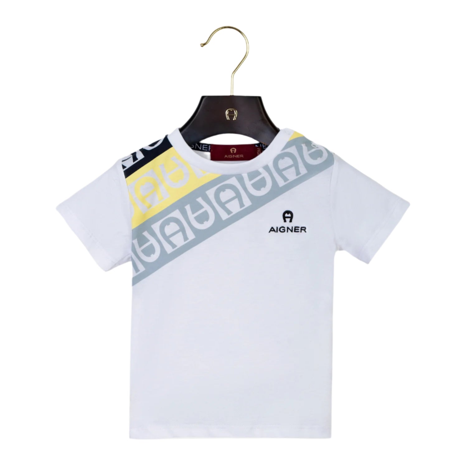 Aigner Kids Baby Boy's White T-Shirt | Baby | Baby Boy (9M - 36M) | Baby Boy Tops | Baby Collection | Baby Tops | GCC Aigner Kids Baby Boy's White T-Shirt | Baby | Baby Boy (9M - 36M) | Baby Boy Tops | Baby Collection | Baby Tops | GCC