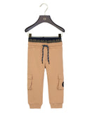 Aigner Kids Baby Boy's Beige Cargo Jogger Pants