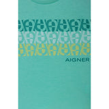 تي شيرت Aigner Kids للأطفال الأولاد باللون الكحلي
