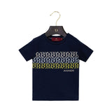 تي شيرت Aigner Kids للأطفال الأولاد باللون الكحلي