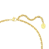 Swarovski Rota Necklace Mixed round cuts, White, Gold-tone plated