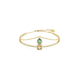 Swarovski Stilla Bangle Mixed cuts, Multicolored, Gold-tone plated, Medium