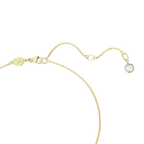 Swarovski Dextera Necklace Mixed cuts, White, Gold-tone plated