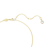 Swarovski Dextera Necklace Mixed cuts, White, Gold-tone plated