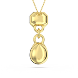 Swarovski Dextera Necklace Mixed cuts, White, Gold-tone plated