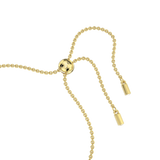 Swarovski Emily Bracelet Mixed round cuts, Gold tone, Gold-tone plated