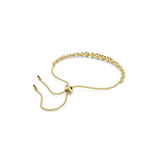 Swarovski Emily Bracelet Mixed round cuts, Gold tone, Gold-tone plated