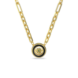 Swarovski Swarovski Sparkling Dance Necklace Green, Gold-tone plated