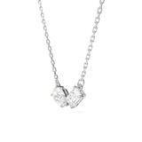 Swarovski Mesmera set Mixed cuts, White, Rhodium plated