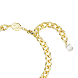 Swarovski Dextera Bracelet Mixed cuts, White, Gold-tone plated, Medium