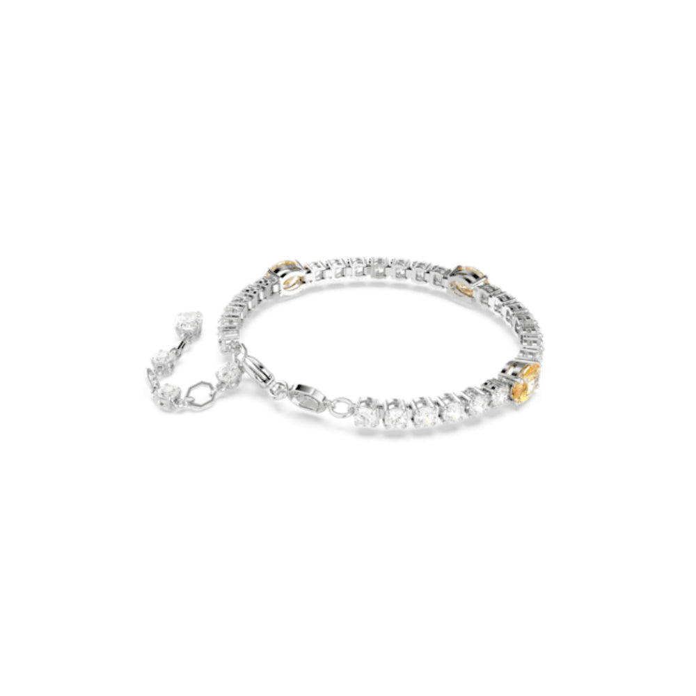 Swarovski Matrix Tennis Bracelet Mixed cuts, Yellow, Rhodium plated, Medium | Accessories | Bangle | Bracelet | Fashion Jewellery | Ladies bracelet | New Prices | Womens Swarovski Matrix Tennis Bracelet Mixed cuts, Yellow, Rhodium plated, Medium | Accessories | Bangle | Bracelet | Fashion Jewellery | Ladies bracelet | New Prices | Womens