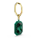Swarovski Key ring, Octagon cut, Green, Mixed metal finish