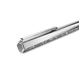 Swarovski Crystal Shimmer Ballpoint pen Silver tone, Chrome plated