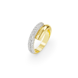 Swarovski Dextera cocktail Ring White Gold-tone plated