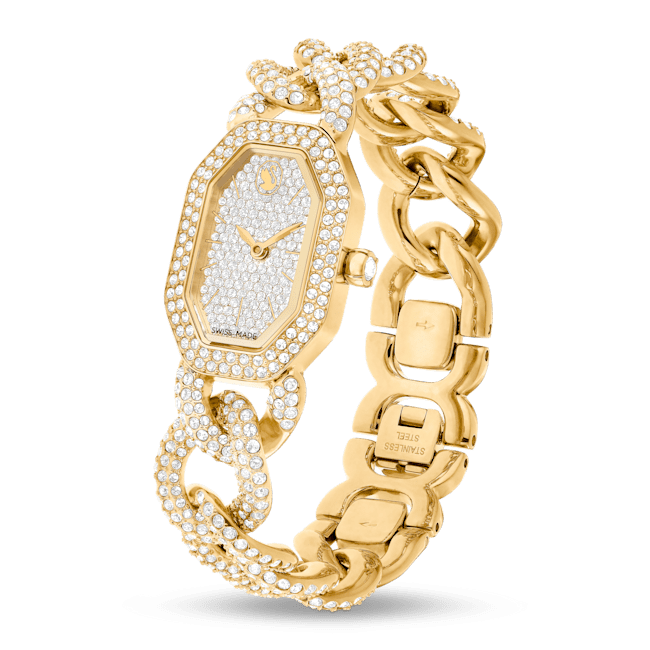 Swarovski Dextera Chain watch, Crystal bracelet, Gold tone, Gold-tone finish | departure-to-desk | Fashion Watches | FYFL | Watch | Women | Womens | Womens Watches Swarovski Dextera Chain watch, Crystal bracelet, Gold tone, Gold-tone finish | departure-to-desk | Fashion Watches | FYFL | Watch | Women | Womens | Womens Watches