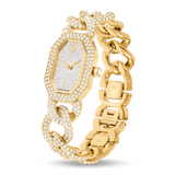 Swarovski Dextera Chain watch, Crystal bracelet, Gold tone, Gold-tone finish