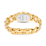 Swarovski Dextera Chain watch, Crystal bracelet, Gold tone, Gold-tone finish