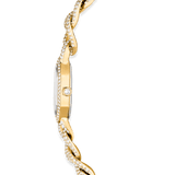 Swarovski Dextera Chain watch, Crystal bracelet, Gold tone, Gold-tone finish