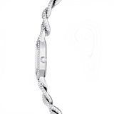 Swarovski Dextera Chain watch, Crystal bracelet, Gold tone, Gold-tone finish